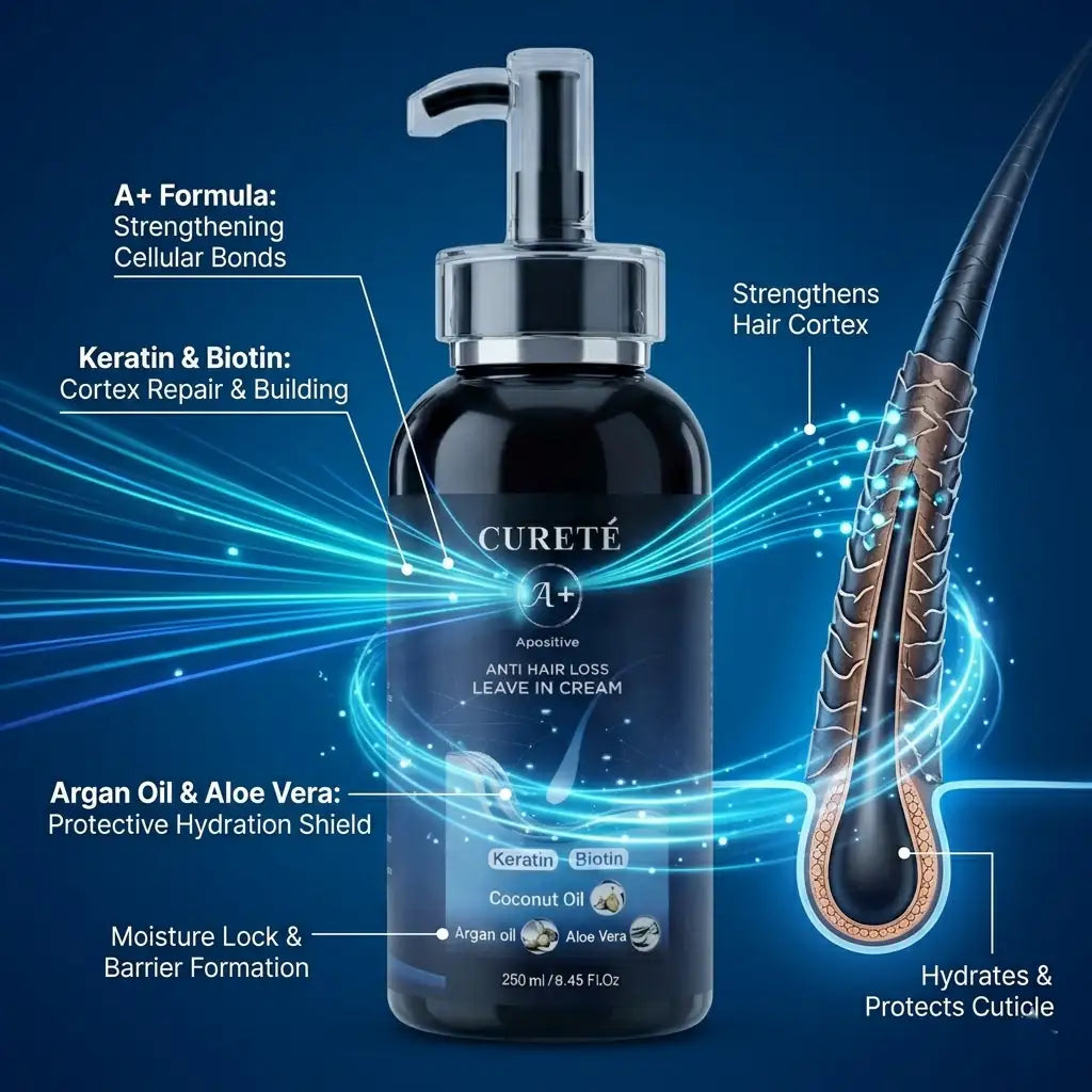CURETÉ A+ Anti Hair Loss Leave-In Cream