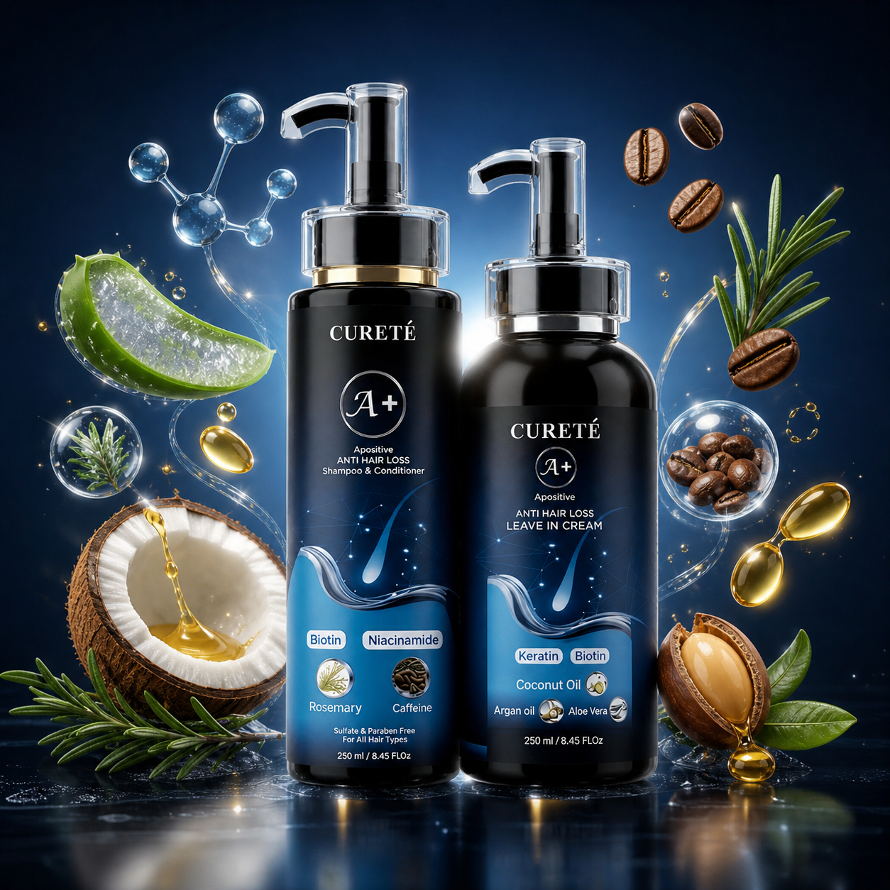CURETÉ A+ Effective Anti-Hair Loss Bundle